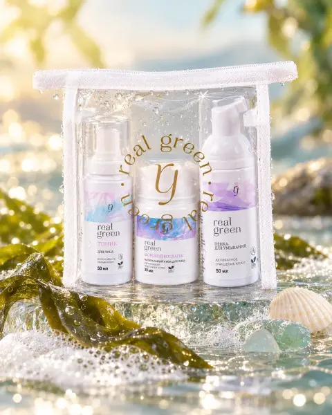 REALGREEN Набор миниатюр «Соленое синее море» 3 предмета