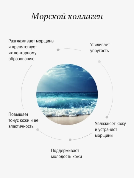 REALGREEN Крем для лица с морским коллагеном "Соленое синее море", 50 мл